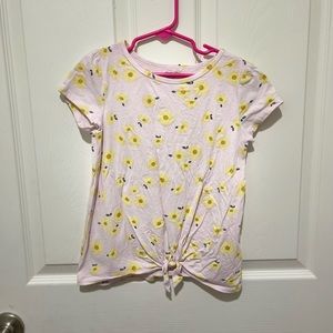 Carters Daisy Tie Front Shirt